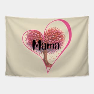 Heart for Mama design Tapestry