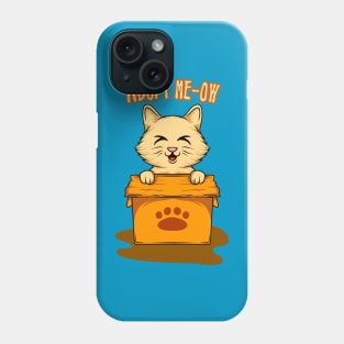 Please adopt me-ow , human Phone Case