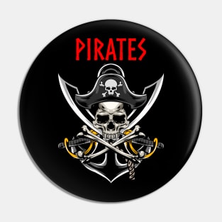 Skull Pirates x Sword Anchor Pin