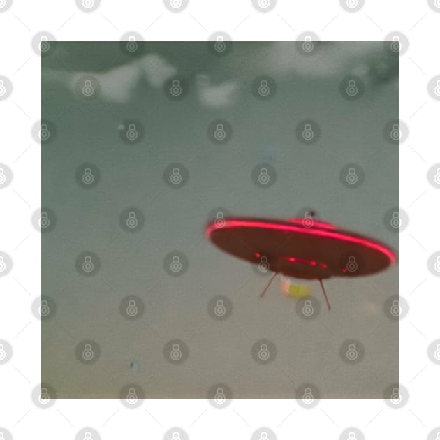 Retro UFO by Brian Free Artwork