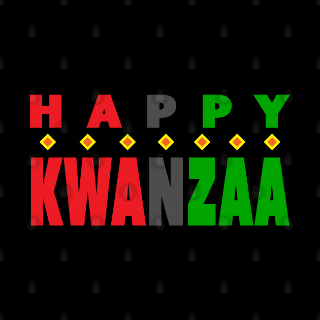 Festive Happy Kwanzaa Holiday by Elvdant