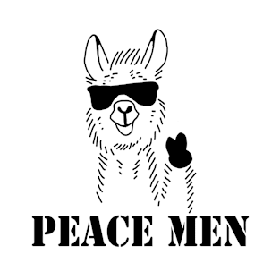 Lama peace men T-Shirt