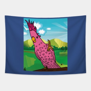 Colorful Cockatoo Bird Parrot Tapestry