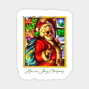 Grateful Jerry Garcia Have a Jerry Christmas Magnet