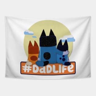 Blue Dad Life Tapestry