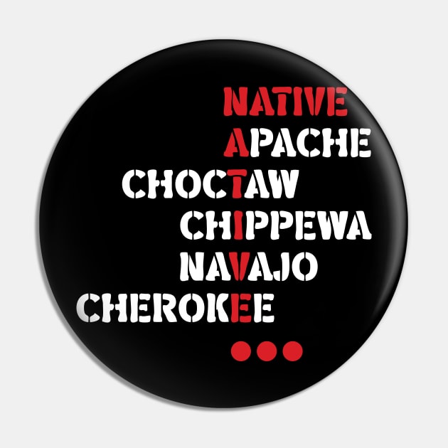 Proud Native American v2 Pin by Emma