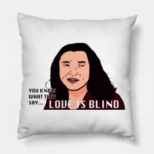 Love Is Blind Pillow