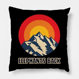 Elephants Back Pillow