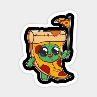 Astronomer Pizza Creature Funny Magnet