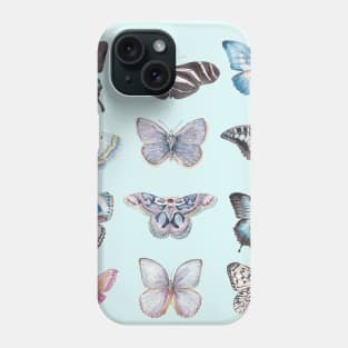 Butterflies in Blues Phone Case