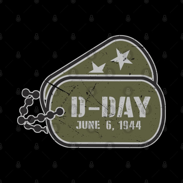 D-DAY, June 6, 1944 Dog Tag by Distant War