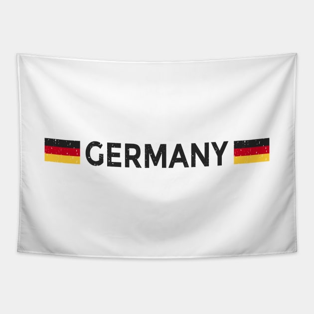 Germany Soccer Football Fan Shirt Flag Tapestry by Sal71