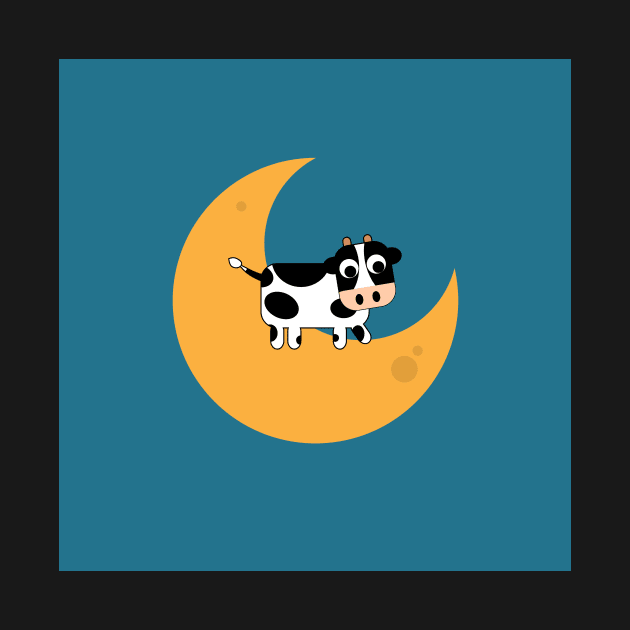 Moon Cow by greenoriginals