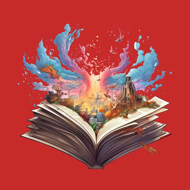 Unleash Your Imagination: The Magic of Books by MerlinArt