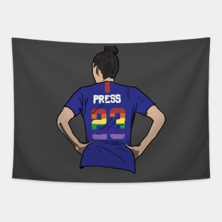 Christen Press 23 Rainbow pride jersey Tapestry