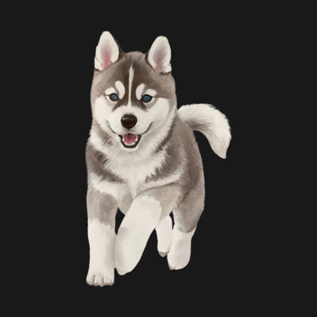 Siberian husky by TshirtMA