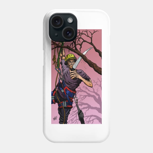 Tree Surgeon Phone Case by matjackson