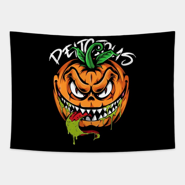 Delicious Halloween Tapestry by attire zone