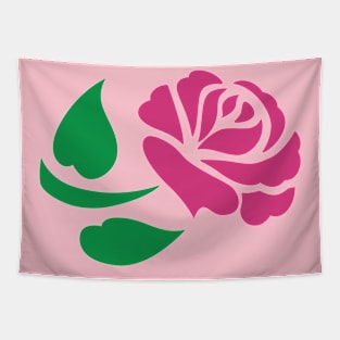 G1 Alternate June Rose symbol Tapestry