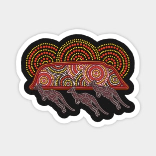 Awesome Aboriginal Dot Art Magnet