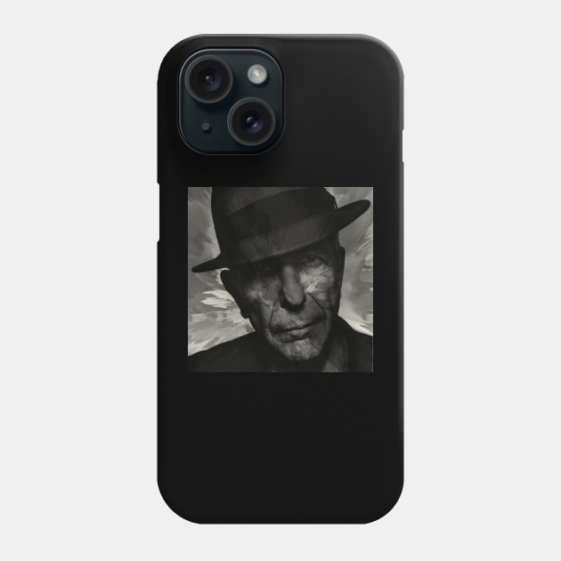 Leonard Cohen Phone Case by chelinbroga