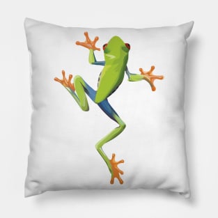 Greenery tree-frog Pillow