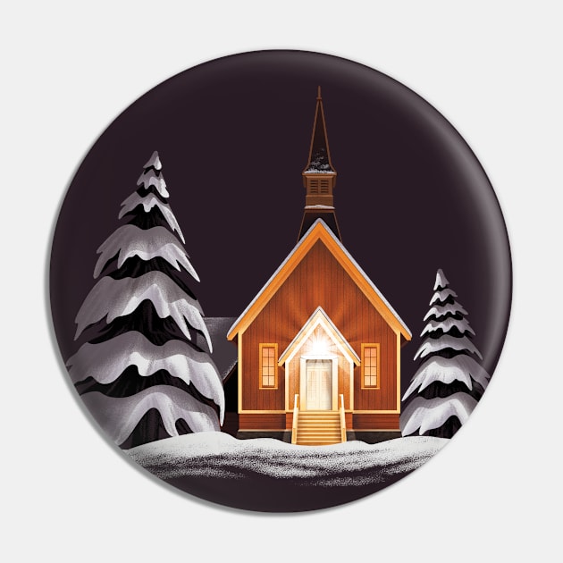 Winter in Yosemite Park Pin by lanaxxart