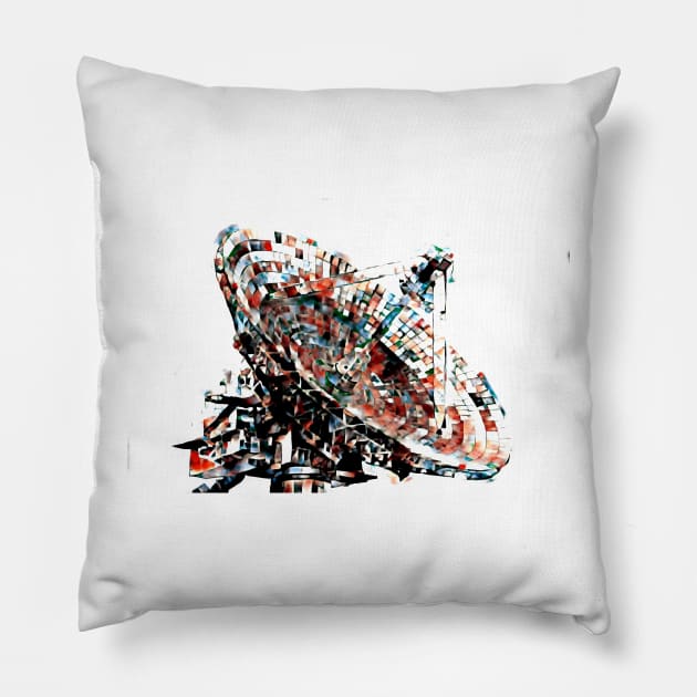 Sattelite Uplink Pillow by philosophizerx