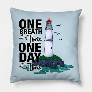 One Breath at a Time Pillow