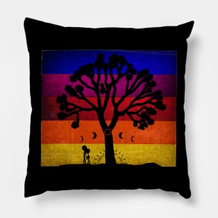 Lunartic Rainbow Pillow