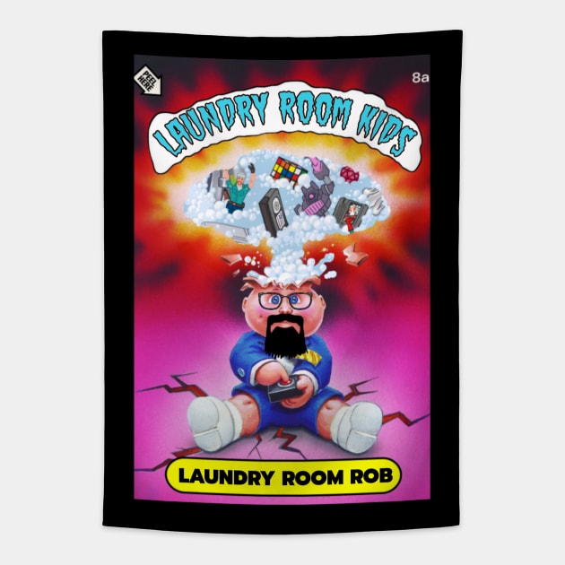 MSOTLR Garbage Pail Kids - Full Card Tribute Design Tapestry by MySideOfTheLaundryRoom