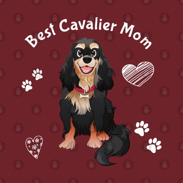 Best Black and Tan Cavalier Mom by Cavalier Gifts