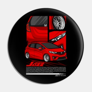 Honda Jazz Red Color Pin