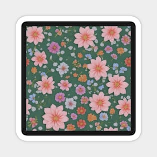 Floral Pattern Magnet