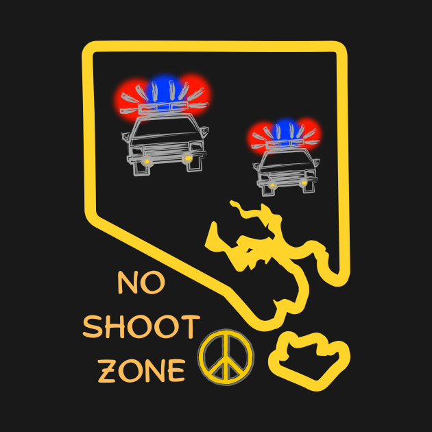 NO SHOOT ZONE BALTIMORE DESIGN by The C.O.B. Store