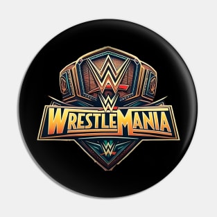 Wrestlemania 41 — Las Vegas Logo Classic Pin