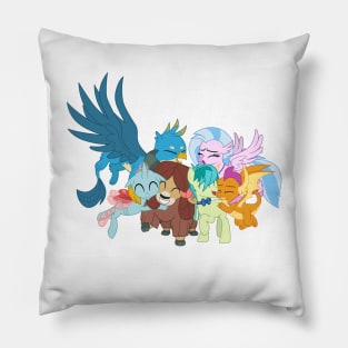 Young Six group hug Pillow