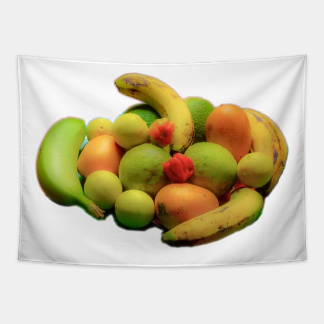 i love fruits Tapestry by rickylabellevie