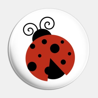 Ladybug, Red Ladybug, Cute Ladybug, Ladybird Pin