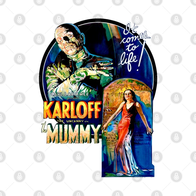 The Mummy Classic Movie Boris Karloff by Joaddo