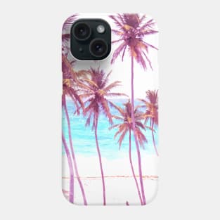 Violet Palm Beach Phone Case