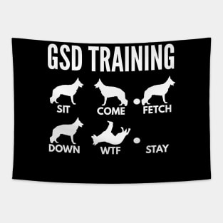 GSD Training GSD Dog Tricks Tapestry