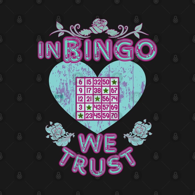 Bingo - In Bingo We Trust/ Teal Heart by SEIKA by FP