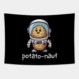 Potato-naut Funny Astronaut Potato Tapestry