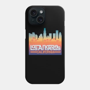 Los Angeles, California Skyline Illustration Phone Case