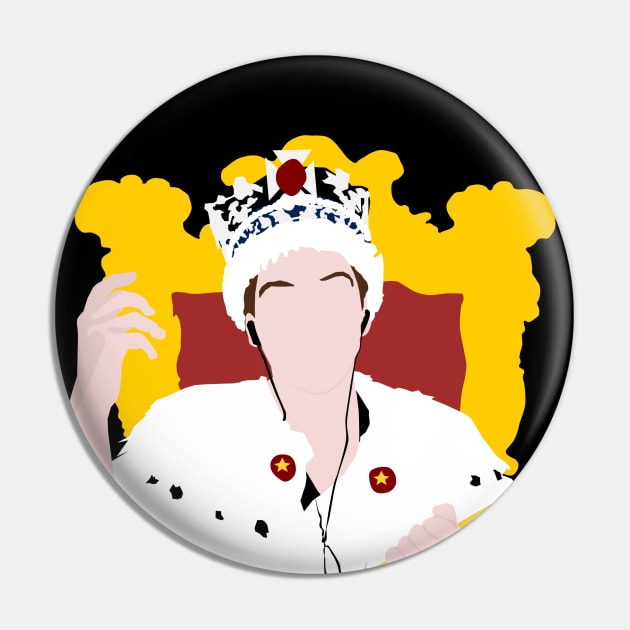 Sherlock Moriarty Crown Pin by OutlineArt