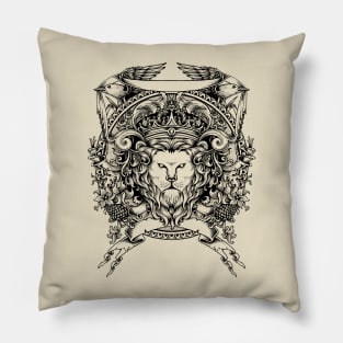 Lion Crest Pillow