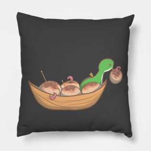 Takoyaki Nessie Pillow