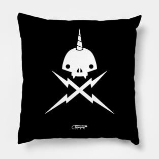 Yeticorn skull & bolts Pillow