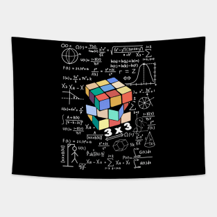 Math problem Rubik Rubics Cube Tapestry